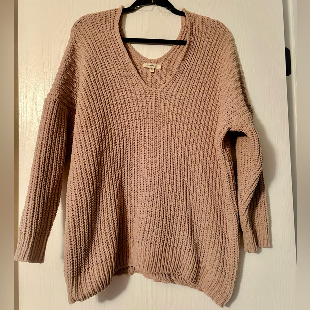 Oversized beige sweater